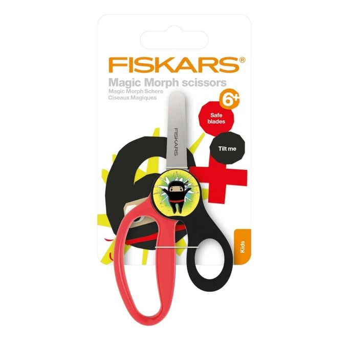 FISKARS Nożyczki dziecięce 13 cm, ninja FIS 1064075