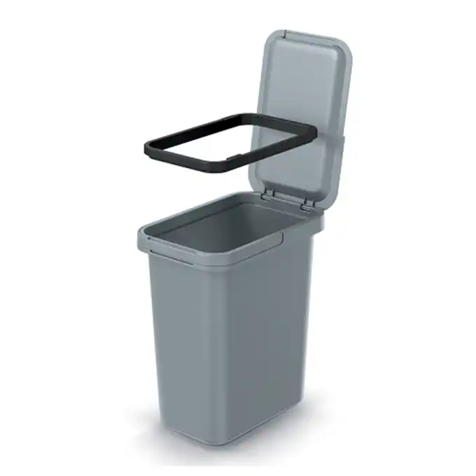 Kosz na śmieci Systema - smooth gray 12L KEDEN