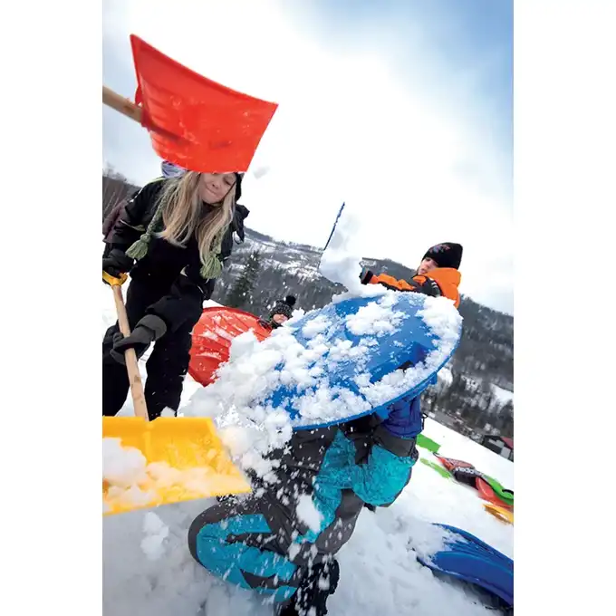 Łopata Igloo Comfort Alu - niebieska ProsperPlast