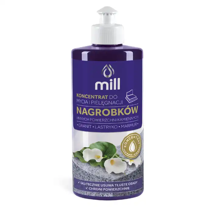 MILL clean Koncentrat do mycia i pielęgnacji nagrobków, powierzchni kamiennych 250 ml