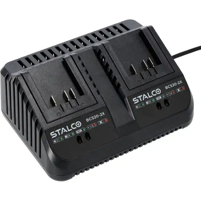STALCO Ładowarka podwójna 4A 105W BCS20-2X 20V S-VOLT S-97392