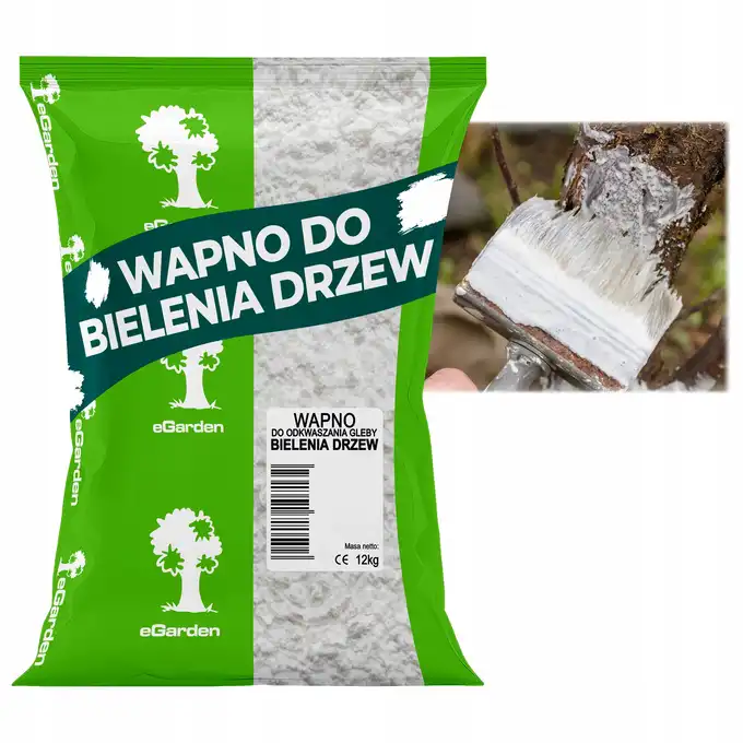 WAPNO Ogrodnicze do BIELENIA drzew i krzewów odkwaszania gleby eGarden 12kg