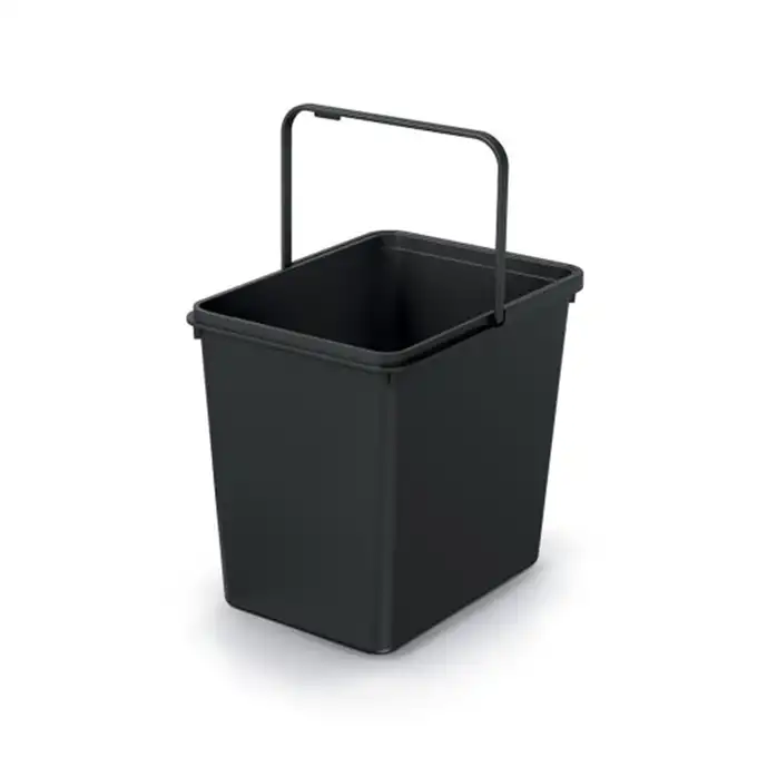 Wkład do kosza na śmieci Systema Basic - czarny recykling 23L KEDEN