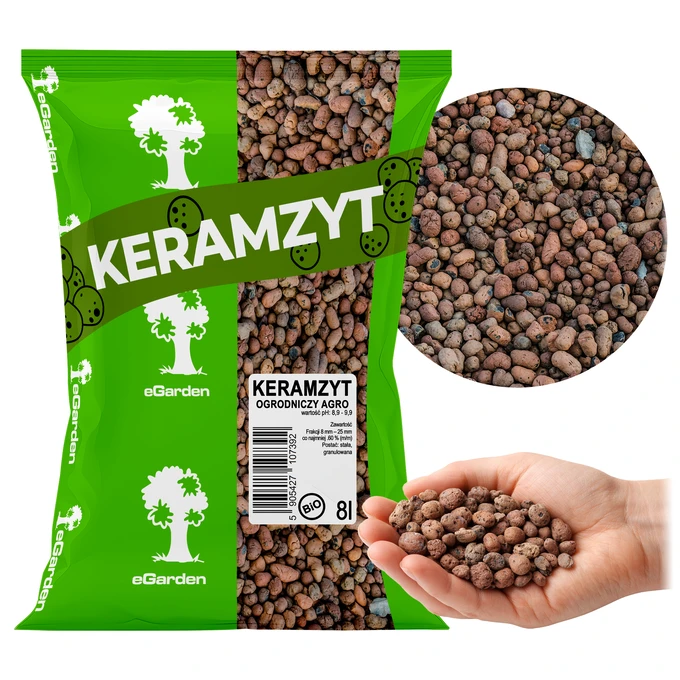 eGarden Keramzyt Ogrodniczy AGRO 8-25mm 8l