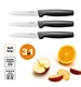 FISKARS Zestaw 3 noży do skrobania FIS 1057563