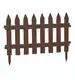 Płotek ogrodowy Classic Garden IPŁSU2 360 x 52 cm brązowy