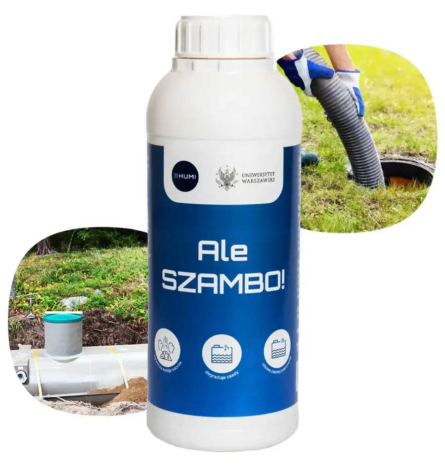 BHUMI biopreparat do szamb i przydomowych oczyszczalni Ale Szambo! 1 L
