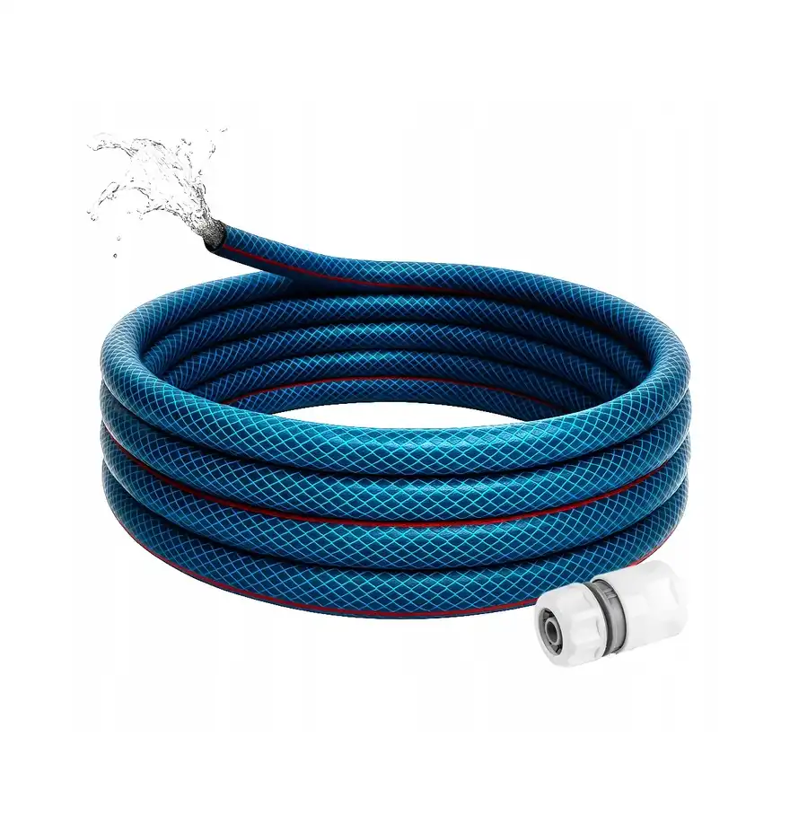 Zestaw Vartco 1/2 30MB Wąż ogrodowy LIGHT BLUE + złączka