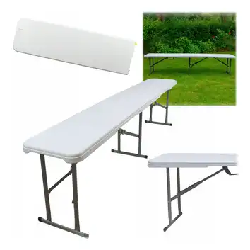 Ławka Składana Cateringowa Rozkładana Ogrodowa Turystyczna WALIZKA 1082 cm eGarden