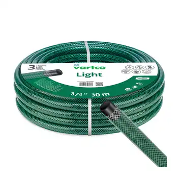 VARTCO Wąż ogrodowy LIGHT 20 bar 3-warstwowy 3/4" 30 m