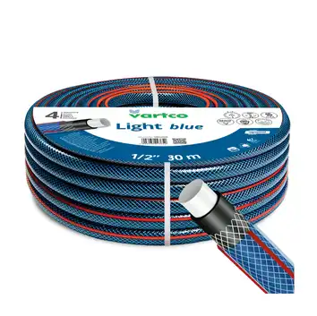 VARTCO Wąż ogrodowy LIGHT blue 22 bar 4-warstwowy 1/2" 30 m