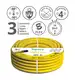 VARTCO Wąż ogrodowy LIGHT plus 25 bar 3-warstwowy 3/4" 50 m