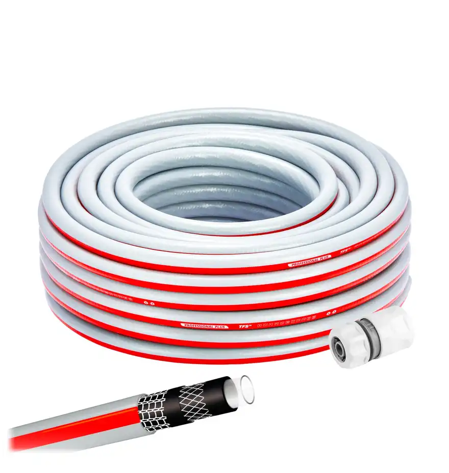Wąż ogrodowy 1/2" 20MB  PROFESSIONAL PLUS TFS +  30 bar 6-warstwowy Złączka Gratis