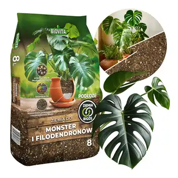 Ziemia BIGOS  do monster i filodendronów BIOVITA 8l