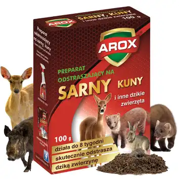 Granulat na sarny, kuny i inne dzikie zwierzęta 100 g AROX