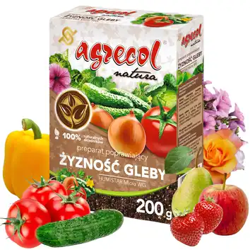 HUMISTAR Preparat poprawiający żyzność gleby 200 g Agrecol Natura