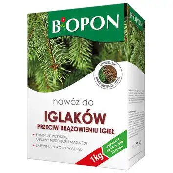 Nawóz Przeciw Brązowieniu Igieł 1kg BIOPON