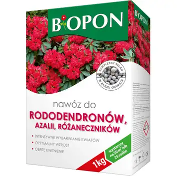 Nawóz do Rododendronów, Azalii i Różaneczników 1kg BIOPON