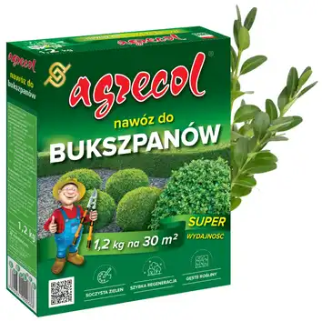 Nawóz do bukszpanów granulowany, mineralny 1,2 kg Agrecol