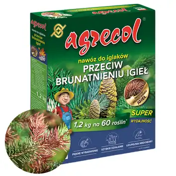 Nawóz do iglaków przeciw brunatnieniu igieł 1,2 kg Agrecol