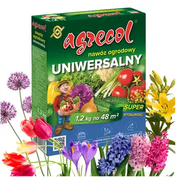 Nawóz do roślin cebulowych i bylin granulowany, mineralny 1,2 kg Agrecol