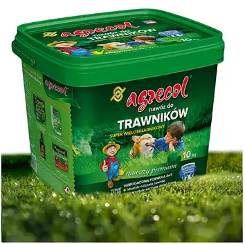 Nawóz do trawników 3w1 SUPER wieloskładnikowy 10 kg Agrecol
