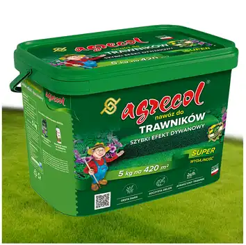Nawóz do trawników Szybki Efekt Dywanowy mineralny 5 kg Agrecol