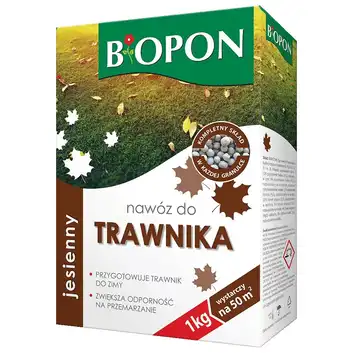 Nawóz jesienny do trawników 1kg BIOPON