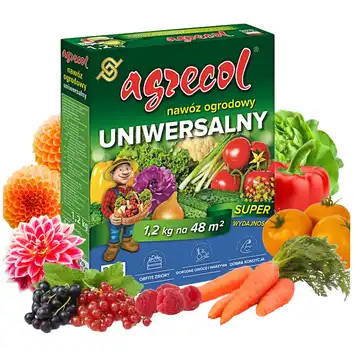 Nawóz uniwersalny Ogrodowy granulowany, mineralny 1,2 kg Agrecol