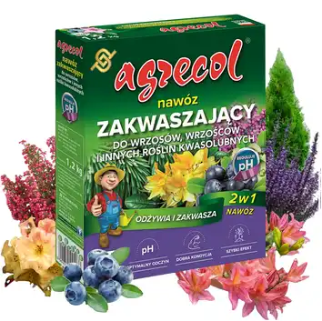 Nawóz zakwaszający do wrzosów, wrzośców i roślin kwasolubnych 1,2 kg Agrecol