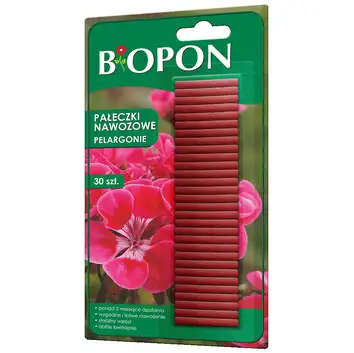 Pałeczki Nawozowe do Pelargonii 30szt. BIOPON