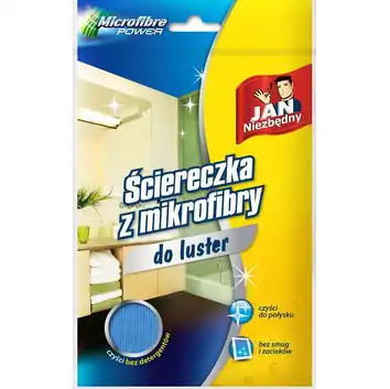 Ściereczka z mikrofibry do luster JAN NIEZBĘDNY