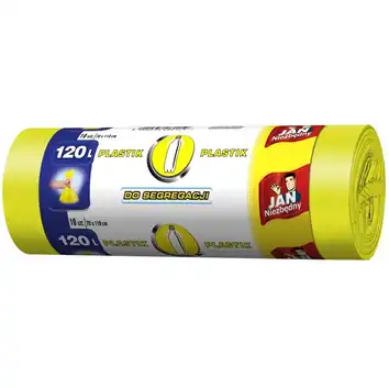 Worki do segregacji plastiku 120L 10 szt. JAN NIEZBĘDNY