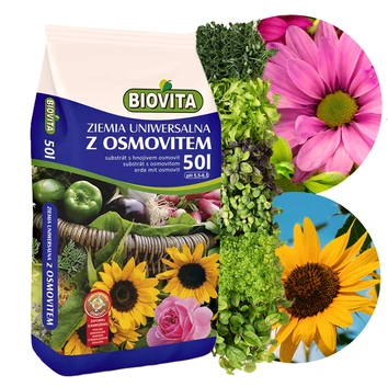 Ziemia uniwersalna do kwiatów z osmovitem BIOVITA 50L