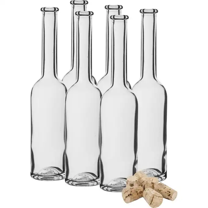 Butelka na nalewkę 100ml 6szt.+6 korków BIOWIN