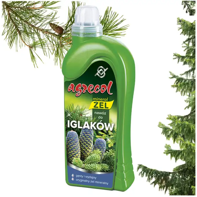 Mineral Żel nawóz do iglaków tui, świerków, jodeł, cisów 1 L Agrecol