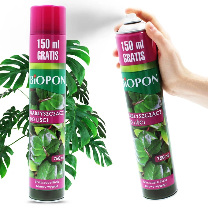 Nabłyszczacz do liści 600ml+150ml GRATIS BIOPON