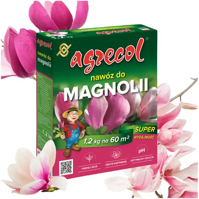 Nawóz do magnolii granulowany, mineralny 1,2 kg Agrecol