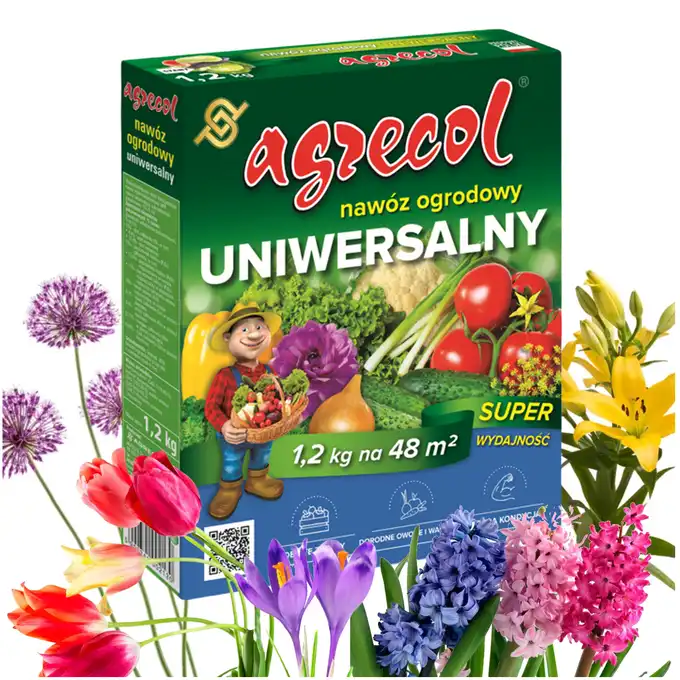 Nawóz do roślin cebulowych i bylin granulowany, mineralny 1,2 kg Agrecol
