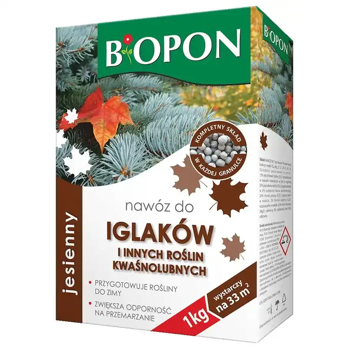 Nawóz jesienny do iglaków 1kg BIOPON