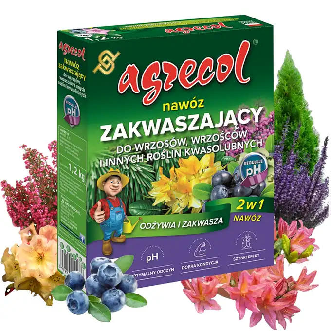 Nawóz zakwaszający do wrzosów, wrzośców i roślin kwasolubnych 1,2 kg Agrecol