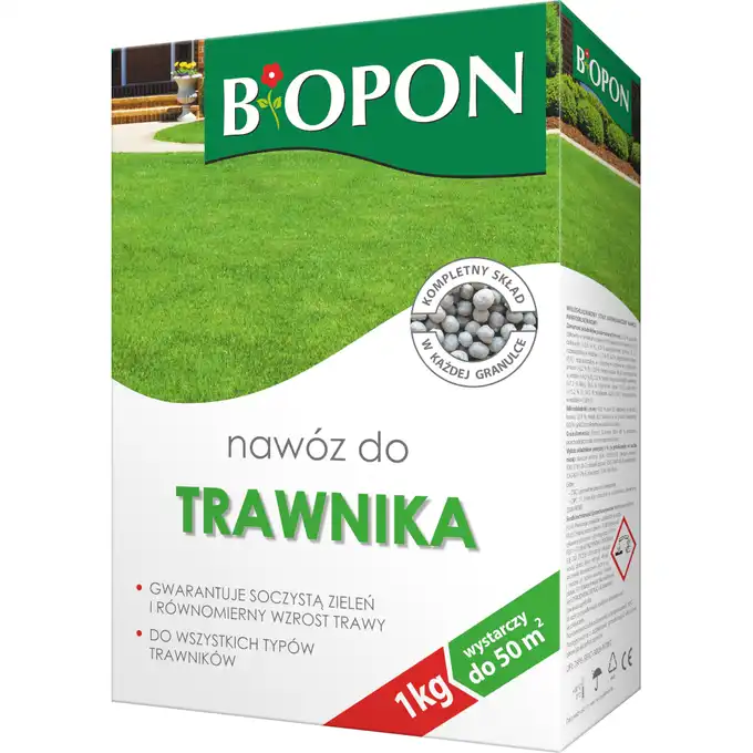 Wieloskładnikowy Nawóz do Trawnika 1kg BIOPON
