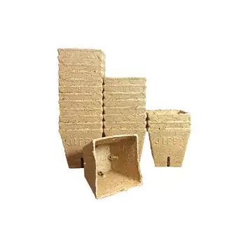 Doniczki torfowe kwadratowe 8x8cm/24szt. JIFFY