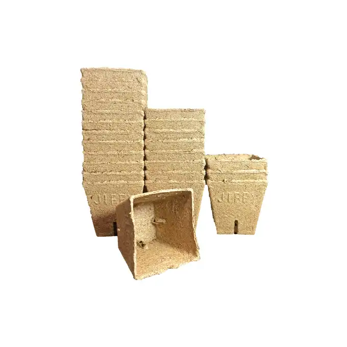 Doniczki torfowe kwadratowe 8x8cm/24szt. JIFFY