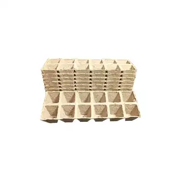 Doniczki torfowe kwadratowe zespolone 5x5cm/120 szt. JIFFY