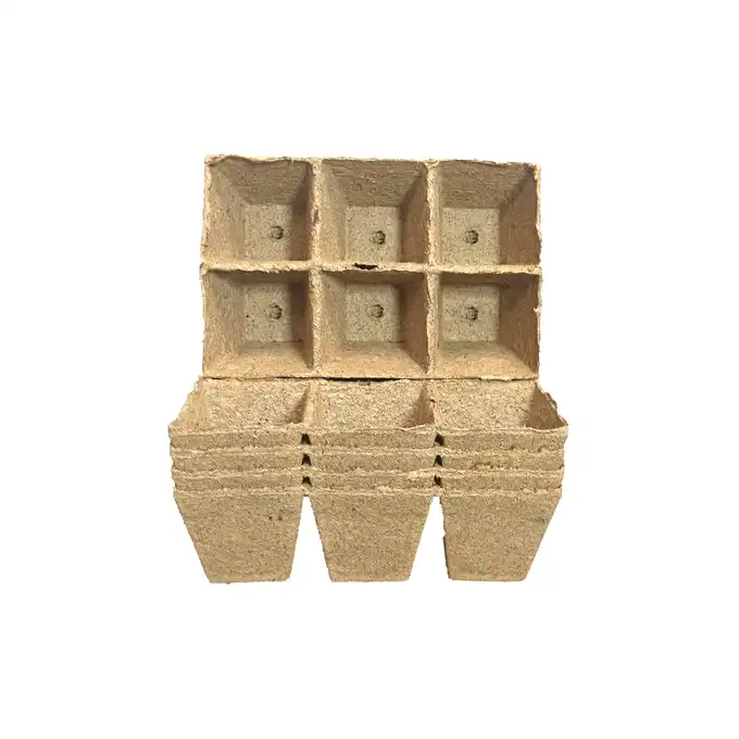 Doniczki torfowe kwadratowe zespolone 8x8cm/30szt. JIFFY