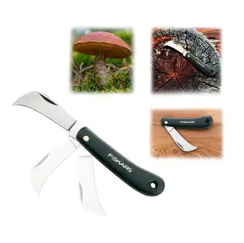 FISKARS Nóż  Sierpak na grzyby ogrodowy