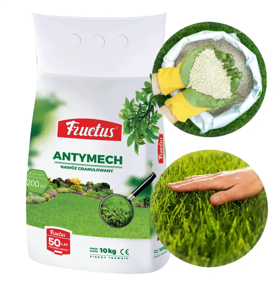 Fructus ANTYMECH Nawóz do trawników z mchem na mech10kg