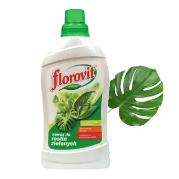 Nawóz płynny do roślin zielonych monster zamiokulkasów i fikusów 1L Florovit