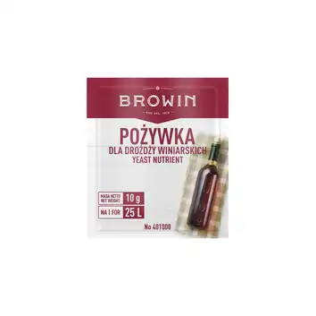 Pożywka dla drożdży winiarskich 10g Browin
